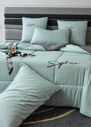 Новинка трендова постільна білизна натуральний сатин постельное белье сатин