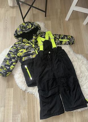 Зимовий комплект куртка та штани на хлопчика 2-3 роки