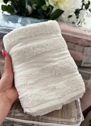 Набір рушників з органічної бавовни махра  упаковка 4 шт полотенце махровое набор хлопок