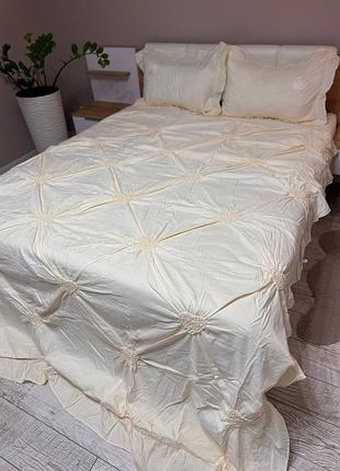 Комфортна сатинова білизна ніжна та приємна на дотик сатиновое постельное белье стильное и комфортное