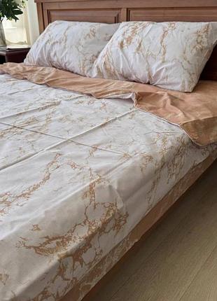 Комплект постільної білизни бязь гілочка постельное  белье комплект бязь  веточка