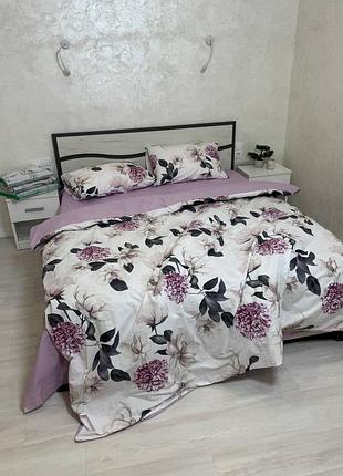 Комплект постільної білизни ранфорс бавовна комплект постельного белья ранфорс хлопок