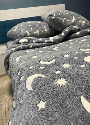 Плюшева постільна білизна комплект постельное белье плюш комплект