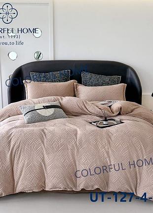 Велюрова постільна білизна з тисненням велюровое постельное белье