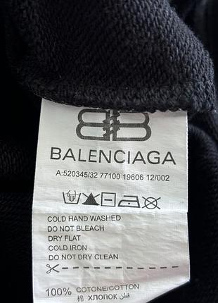 Свитшот баленсиага париж balenciaga paris s с размер черная кофта