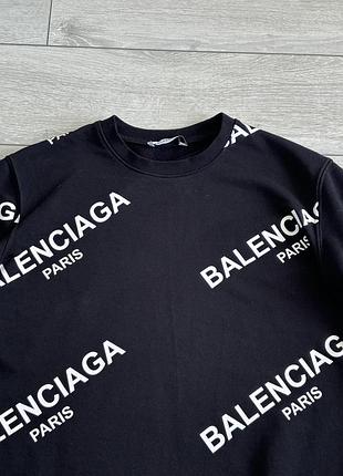 Свитшот баленсиага париж balenciaga paris s с размер черная кофта