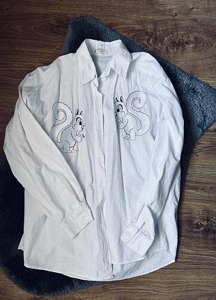 Сорочка біла з вишивкою