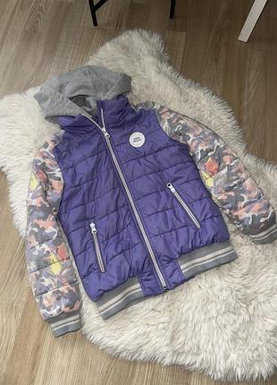 Куртка демісезонна для дівчинки 6-7 років