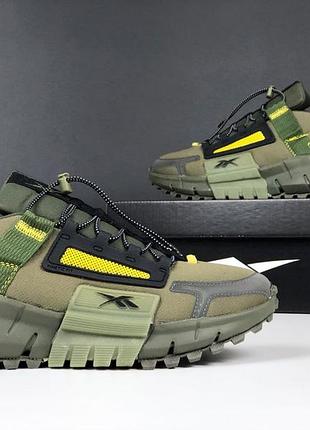 Reebok zig kinetica edge  хакі  термо
