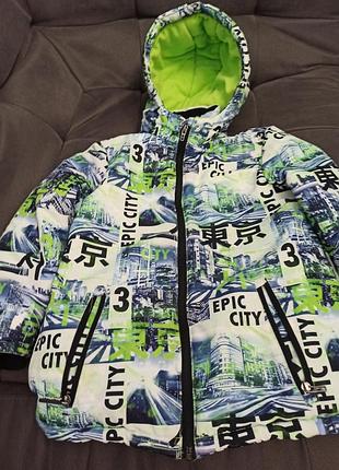 Дитяча зимова термо куртка,р.116- 122