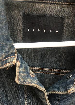 Джинсовая куртка   sisley
