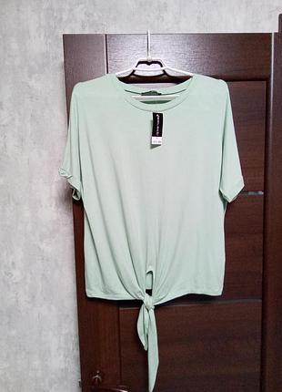 Новая брендовая трикотажная вискозная блузка р.14.