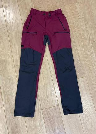 Женские брюки trek 900 для трекинга в горах – бордовые