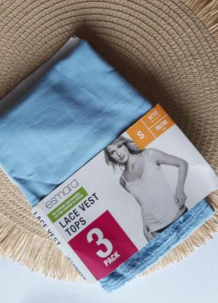 Esmara женская голубая майка с кружкой s 36-38