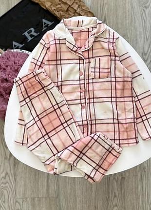 Пижамка флисовая теплая мягкая