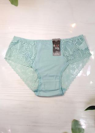 Трусики з бавовни з мереживом 🖤🤍🌕🤎💛🩶💚