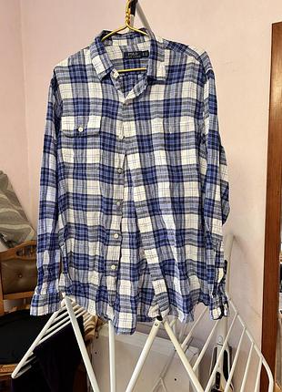 Сорочка рубашка лен ralph lauren