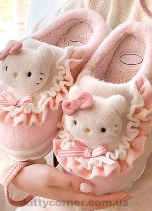 Тапочки тапочки домашние женские детские пушистые комнатные тапочки hello kitty хелоу коти kuromi куроми my melody 36-41