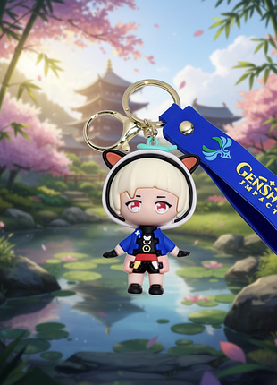 Геншин импакт брелок 2-го поколения брелок для ключей аксессуар креативная подвеска для сумки