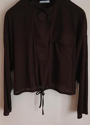 Кофта в рубчик, ширина регулируется