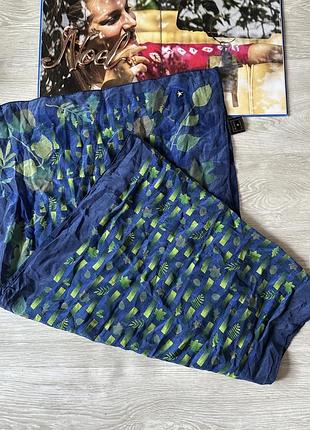 Винтажный шелковый шарф