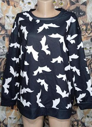 Свитер летучие мыши хэллоуин