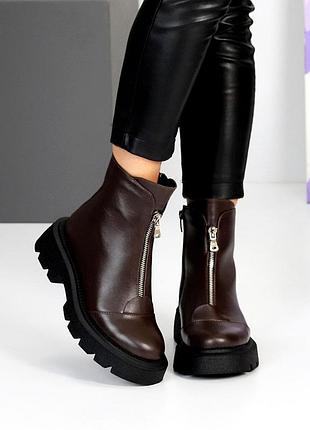Женские ботинки из натуральной кожи