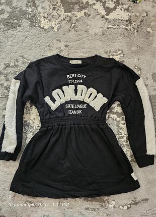 Платье-туника на девочку 3-4 года.