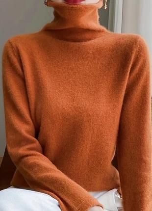 Шикарный свитер с высокой горловиной