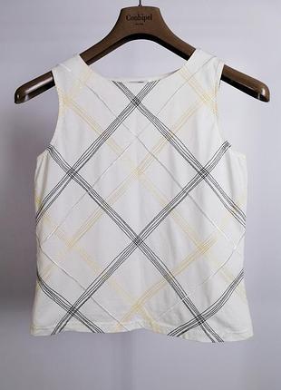 Белый&nbsp; винтажный топ talbots