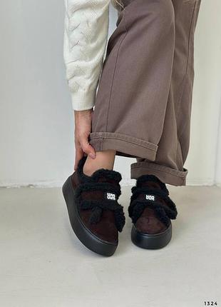 Зимові кросівки замш