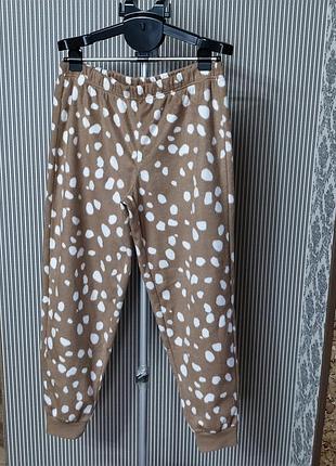 🧡тепленькие женские пижамные брюкиsk 12-14, eur 40-42