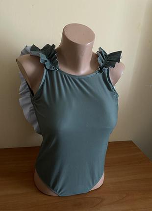 Купальник суцільний жіночий з гарною відкритою спинкою  зі з ємна чашка