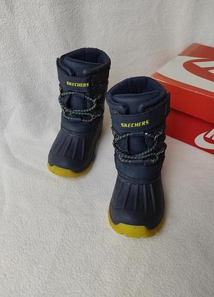 Осень-зима. непромокаемые сапоги  skechers (сша) р. 25 стелька 16 см
