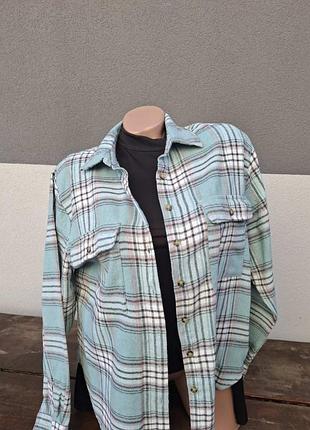 Тепла жіноча сорочка в клітинку. одяг з сша та канади!