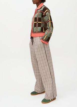 Oliver bonas клетчатые брюки свободного кроя
