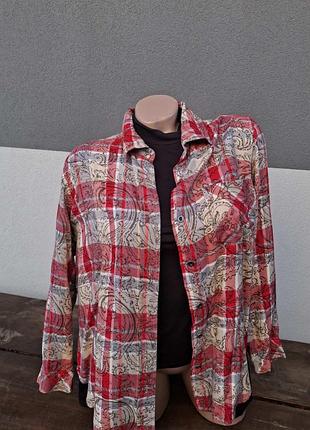 Теплая женская рубашка в клетку. одежда из сша и канады!