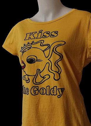 Футболка хлопок fishbone приталенная женская хлопковая футболка