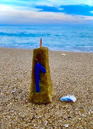 ᛚ женский путь! интуиция и поток!   🕯️ᛚсвеча с  руной  «лагуз» !