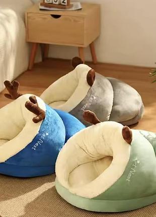 Теплий будиночок ліжко для собак, котів, тварин l