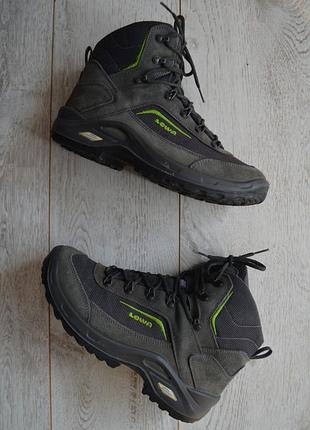 Мужские кожаные ботинки lowa lakar-renegade goretex оригинал трекинговые тактические 42,5р 27см