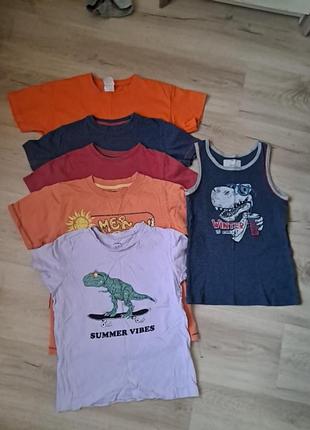 Набор футболок на 6- 8 лет) 6 штук