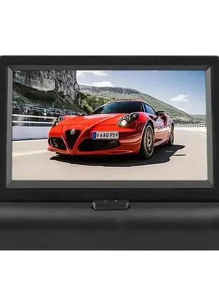 Автомобільний монітор для камери заднього виду 4.3" складаний дисплей для камери заднього виду