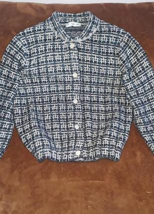 Куртка-кофтина бомбер mango