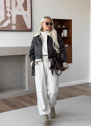 Дублянка авіатор шоколад