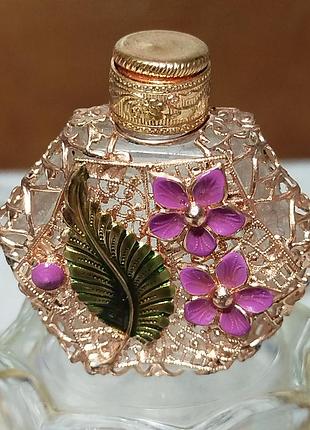 Винтажный коллекционный флакон из под парфюма. чехия.