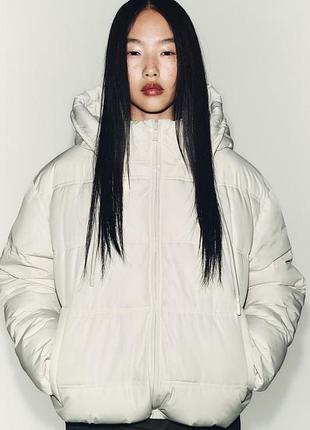 Короткий анорак з капюшоном water and wind protection