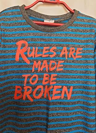 Лонгслив для мальчика 128см