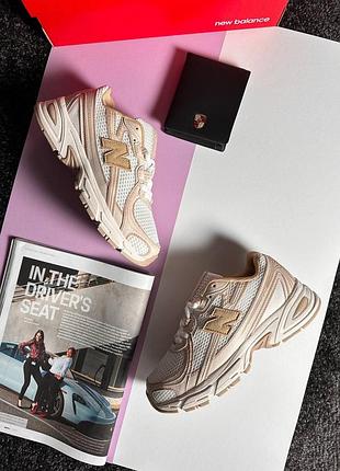 🌺женские кроссовки new balance 740 white beige