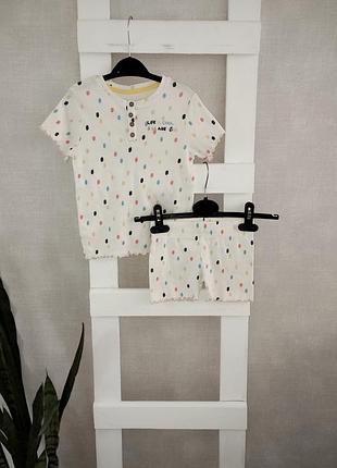 Піжамка в рубчик на 3-4р